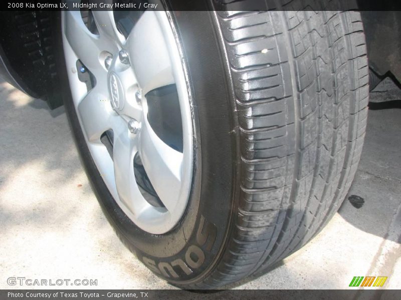 Midnight Gray Metallic / Gray 2008 Kia Optima LX