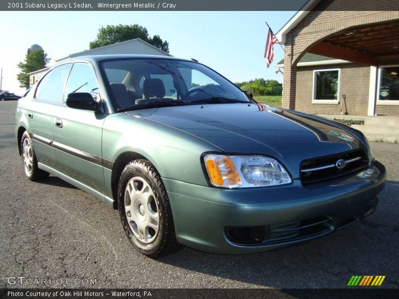 Wintergreen Metallic / Gray 2001 Subaru Legacy L Sedan