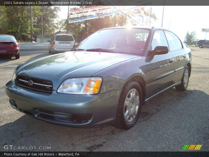 Wintergreen Metallic / Gray 2001 Subaru Legacy L Sedan