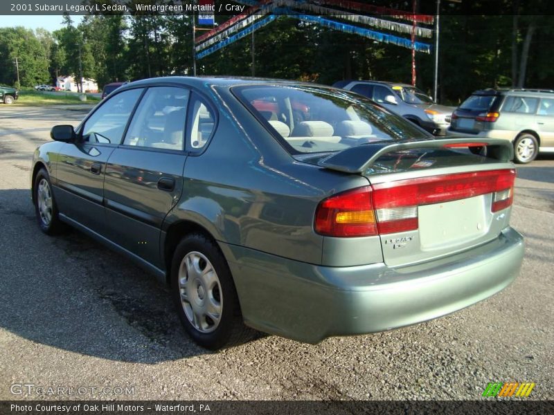 Wintergreen Metallic / Gray 2001 Subaru Legacy L Sedan