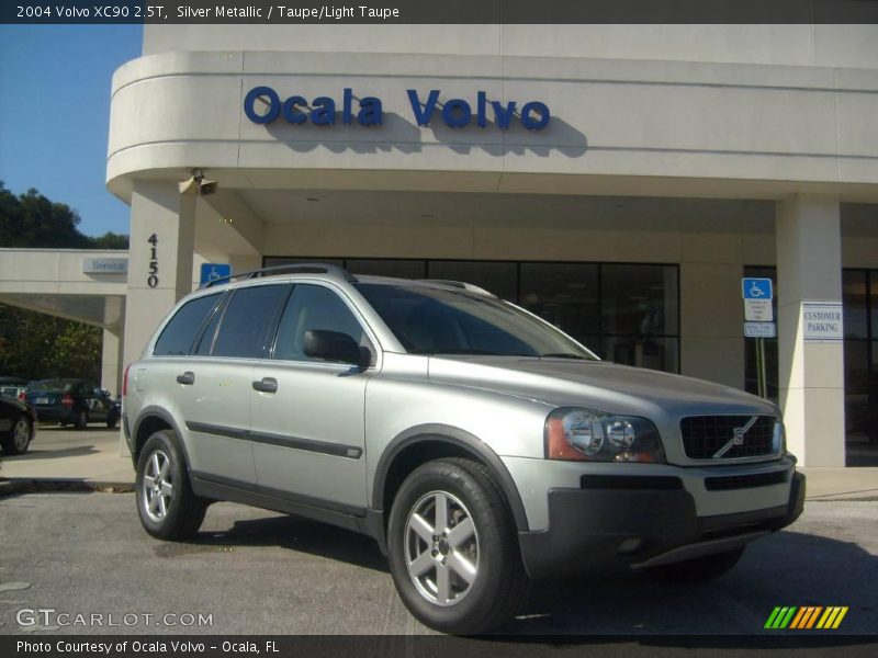 Silver Metallic / Taupe/Light Taupe 2004 Volvo XC90 2.5T