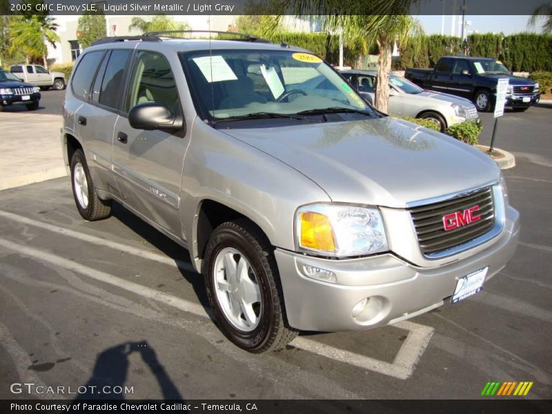 Liquid Silver Metallic / Light Gray 2005 GMC Envoy SLE
