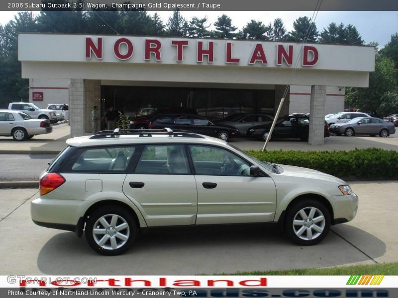 Champagne Gold Opalescent / Taupe 2006 Subaru Outback 2.5i Wagon