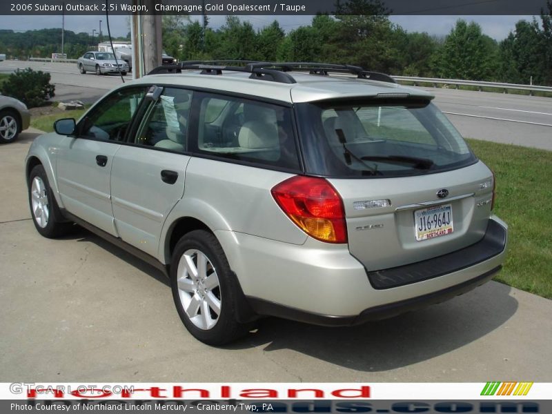 Champagne Gold Opalescent / Taupe 2006 Subaru Outback 2.5i Wagon