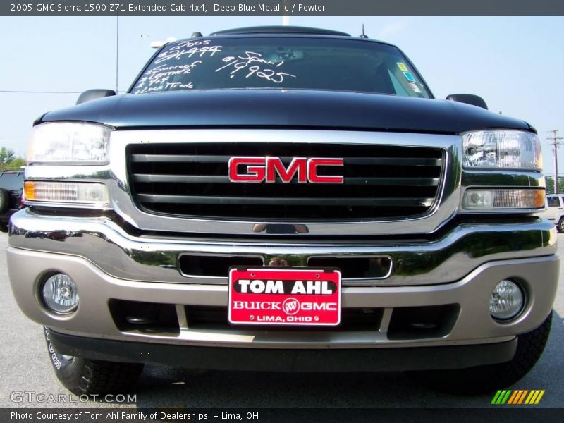 Deep Blue Metallic / Pewter 2005 GMC Sierra 1500 Z71 Extended Cab 4x4
