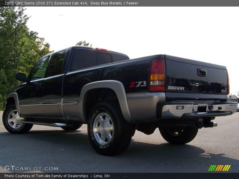 Deep Blue Metallic / Pewter 2005 GMC Sierra 1500 Z71 Extended Cab 4x4