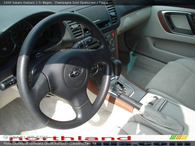 Champagne Gold Opalescent / Taupe 2006 Subaru Outback 2.5i Wagon