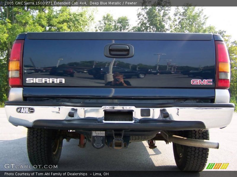 Deep Blue Metallic / Pewter 2005 GMC Sierra 1500 Z71 Extended Cab 4x4