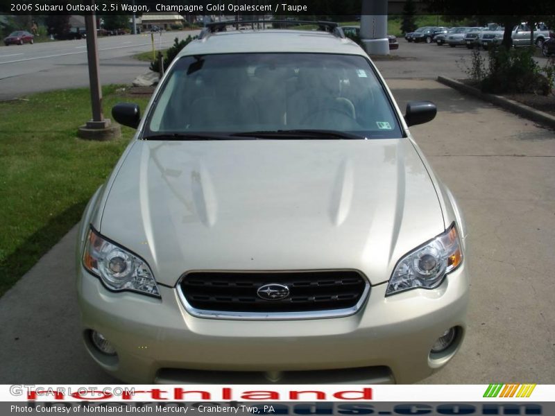 Champagne Gold Opalescent / Taupe 2006 Subaru Outback 2.5i Wagon