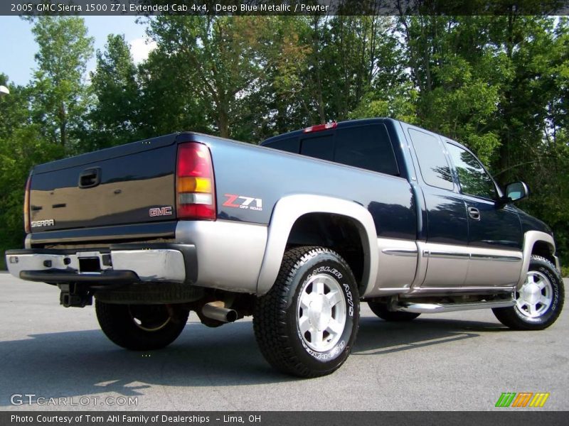 Deep Blue Metallic / Pewter 2005 GMC Sierra 1500 Z71 Extended Cab 4x4