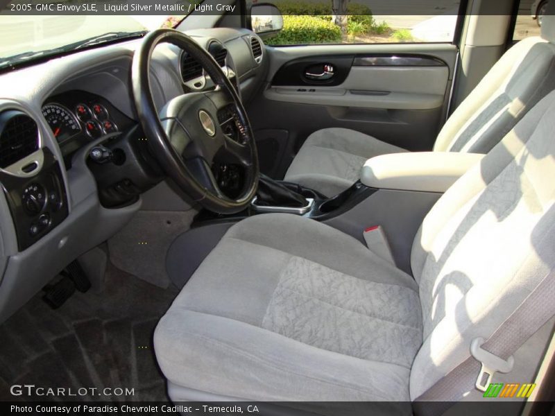 Liquid Silver Metallic / Light Gray 2005 GMC Envoy SLE