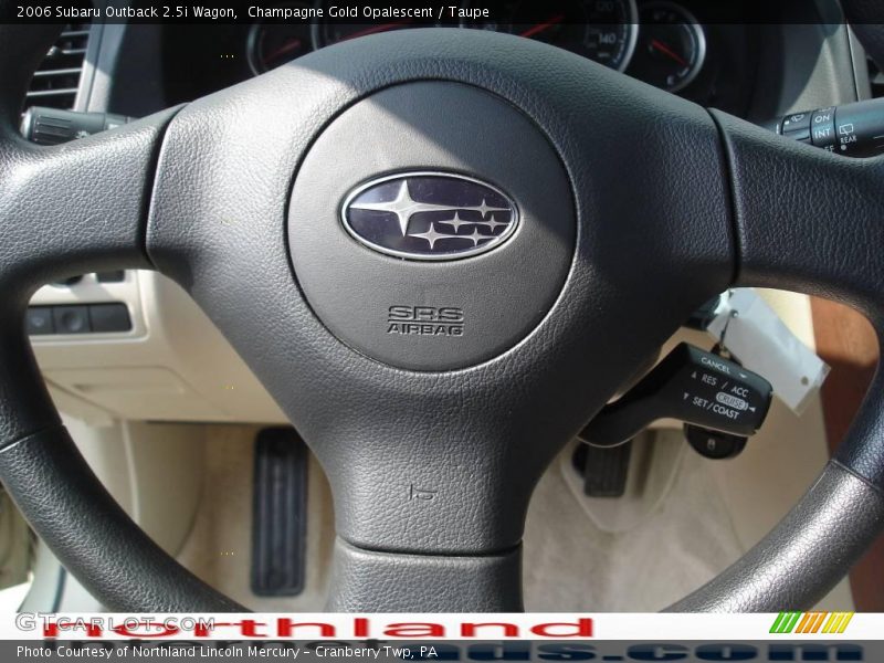 Champagne Gold Opalescent / Taupe 2006 Subaru Outback 2.5i Wagon