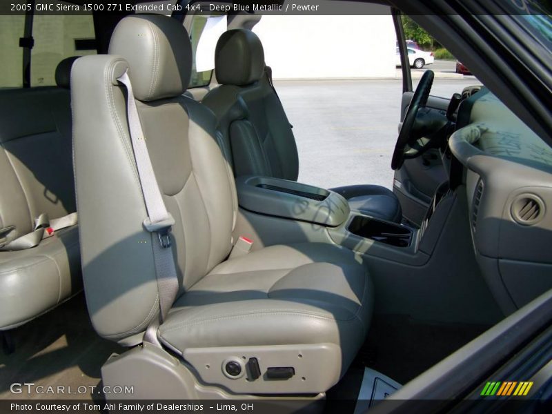 Deep Blue Metallic / Pewter 2005 GMC Sierra 1500 Z71 Extended Cab 4x4