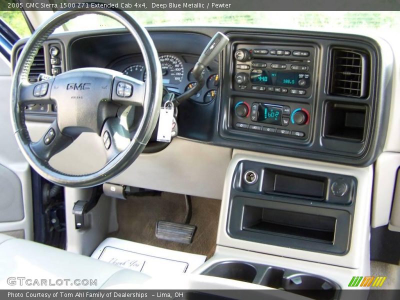 Deep Blue Metallic / Pewter 2005 GMC Sierra 1500 Z71 Extended Cab 4x4