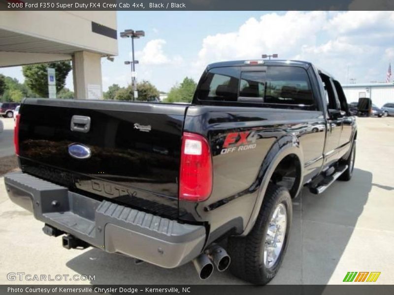 Black / Black 2008 Ford F350 Super Duty FX4 Crew Cab 4x4