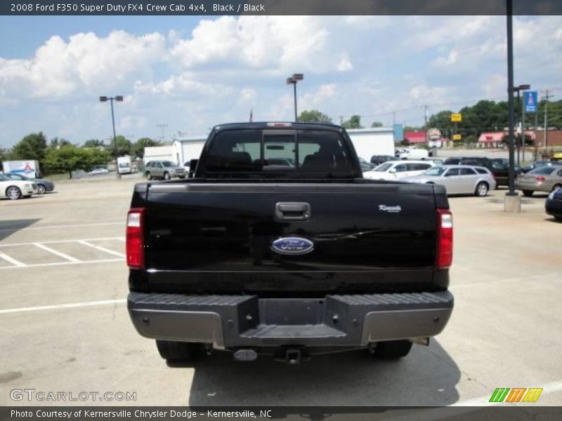 Black / Black 2008 Ford F350 Super Duty FX4 Crew Cab 4x4