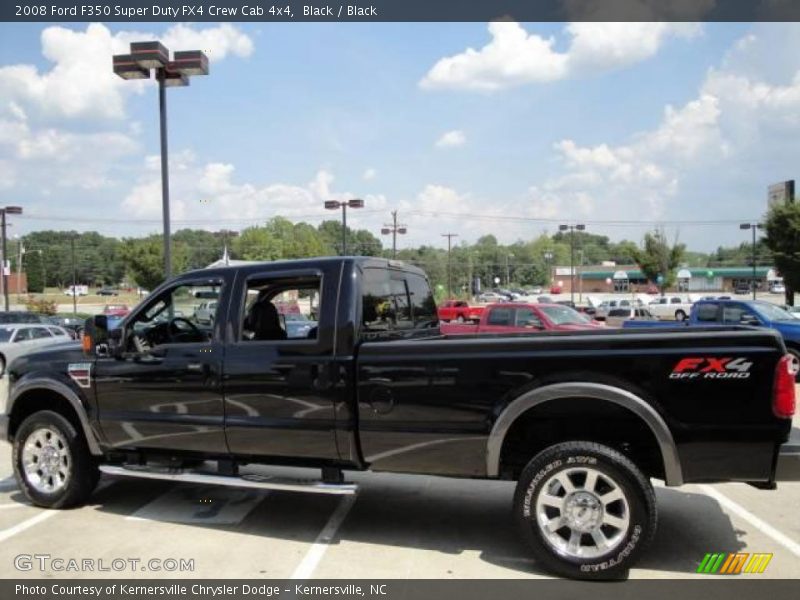 Black / Black 2008 Ford F350 Super Duty FX4 Crew Cab 4x4