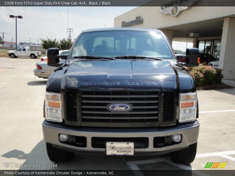 Black / Black 2008 Ford F350 Super Duty FX4 Crew Cab 4x4