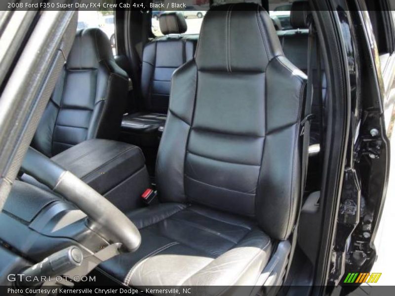 Black / Black 2008 Ford F350 Super Duty FX4 Crew Cab 4x4