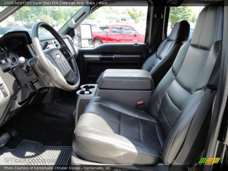 Black / Black 2008 Ford F350 Super Duty FX4 Crew Cab 4x4