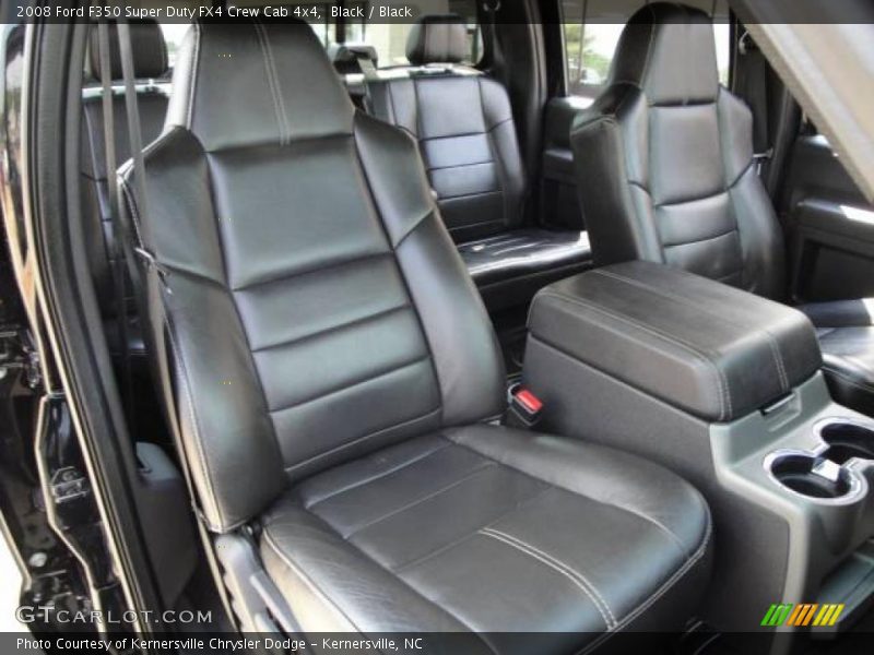 Black / Black 2008 Ford F350 Super Duty FX4 Crew Cab 4x4
