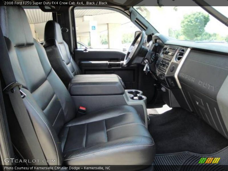 Black / Black 2008 Ford F350 Super Duty FX4 Crew Cab 4x4