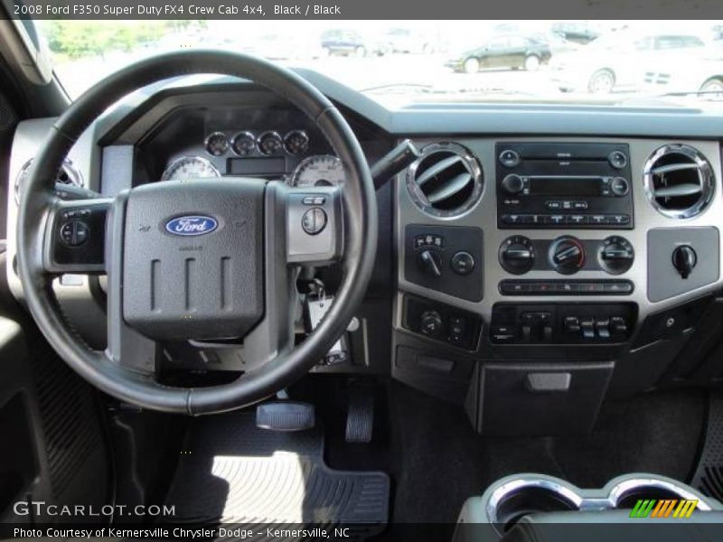 Black / Black 2008 Ford F350 Super Duty FX4 Crew Cab 4x4