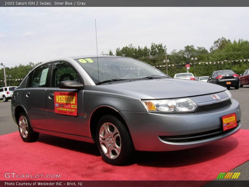 Silver Blue / Gray 2003 Saturn ION 2 Sedan