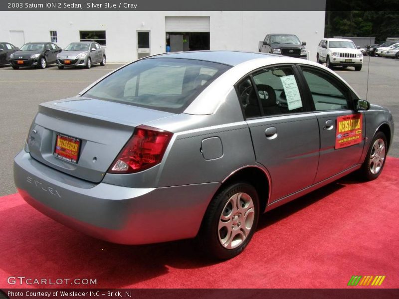 Silver Blue / Gray 2003 Saturn ION 2 Sedan