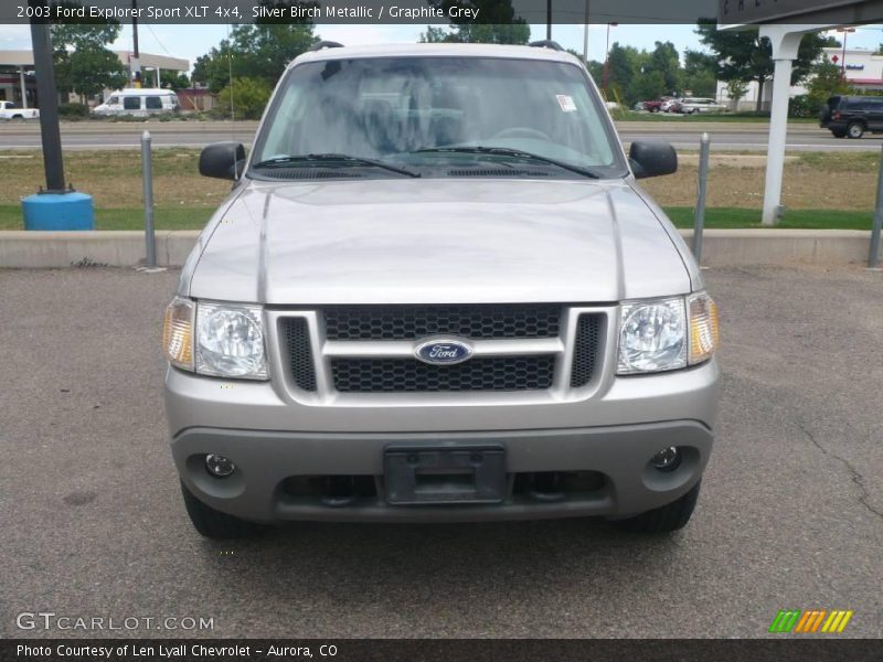 Silver Birch Metallic / Graphite Grey 2003 Ford Explorer Sport XLT 4x4