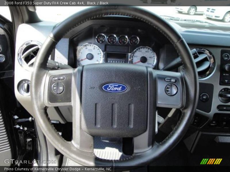 Black / Black 2008 Ford F350 Super Duty FX4 Crew Cab 4x4