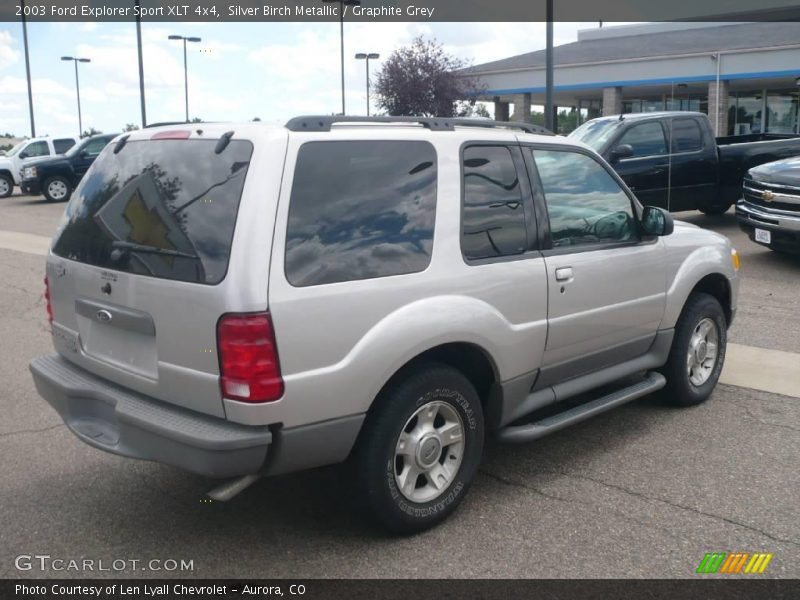 Silver Birch Metallic / Graphite Grey 2003 Ford Explorer Sport XLT 4x4