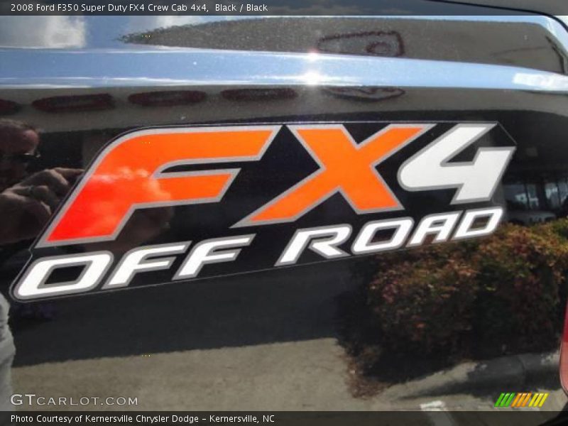 Black / Black 2008 Ford F350 Super Duty FX4 Crew Cab 4x4
