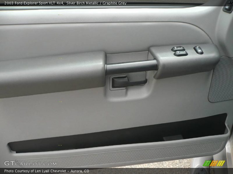 Silver Birch Metallic / Graphite Grey 2003 Ford Explorer Sport XLT 4x4