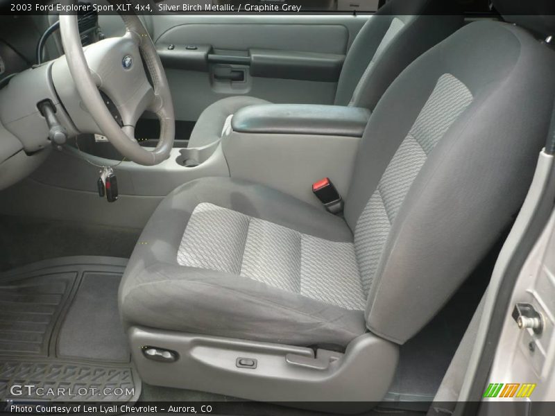 Silver Birch Metallic / Graphite Grey 2003 Ford Explorer Sport XLT 4x4