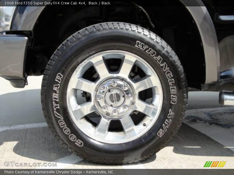 Black / Black 2008 Ford F350 Super Duty FX4 Crew Cab 4x4