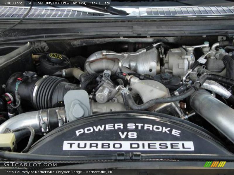 Black / Black 2008 Ford F350 Super Duty FX4 Crew Cab 4x4