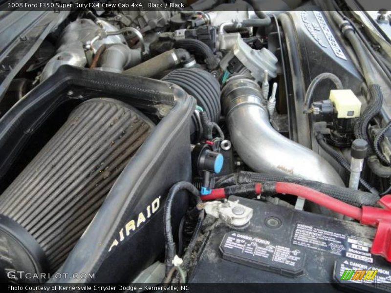 Black / Black 2008 Ford F350 Super Duty FX4 Crew Cab 4x4