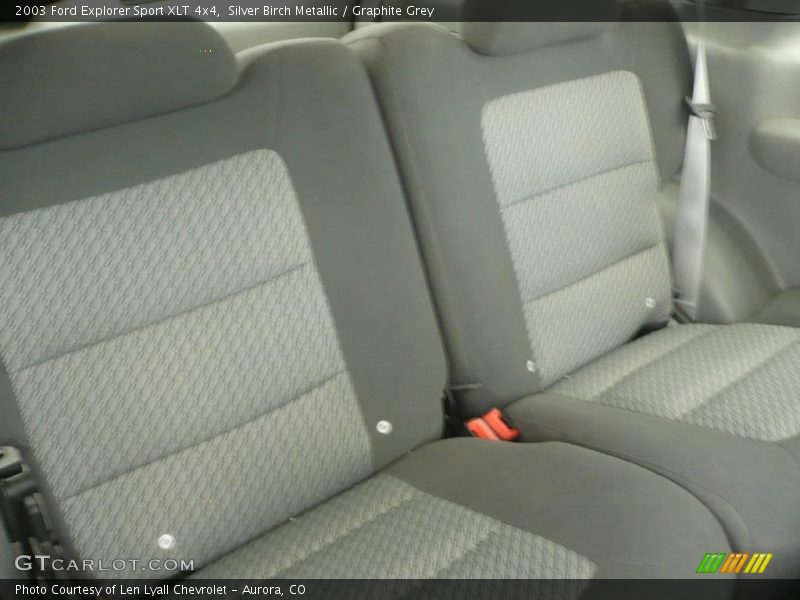Silver Birch Metallic / Graphite Grey 2003 Ford Explorer Sport XLT 4x4