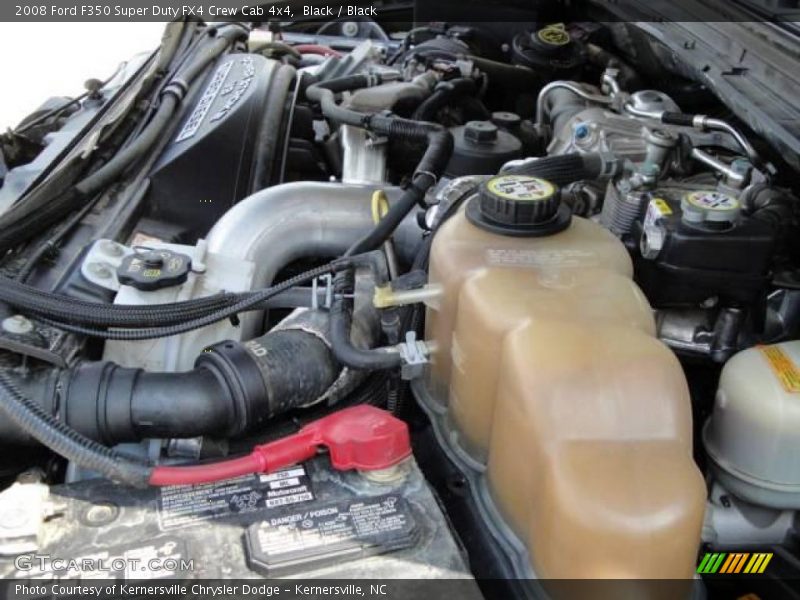 Black / Black 2008 Ford F350 Super Duty FX4 Crew Cab 4x4