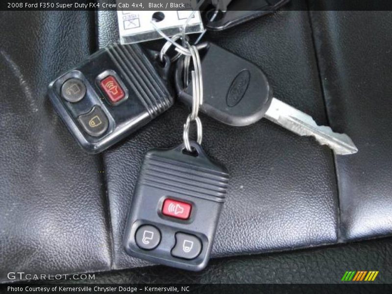 Black / Black 2008 Ford F350 Super Duty FX4 Crew Cab 4x4