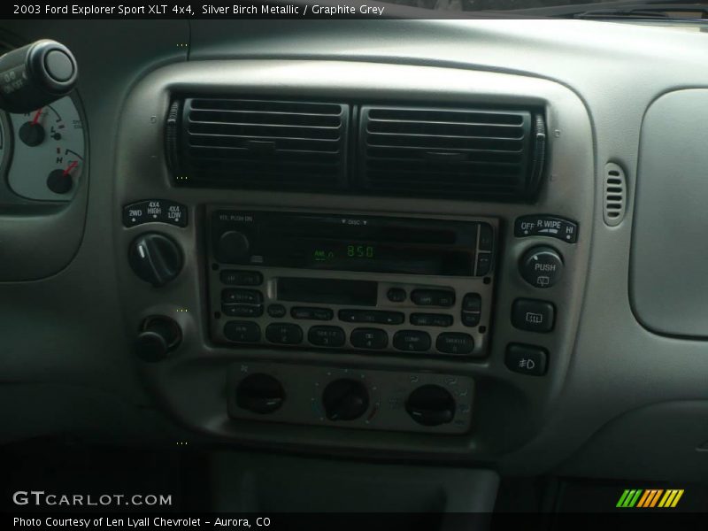 Silver Birch Metallic / Graphite Grey 2003 Ford Explorer Sport XLT 4x4