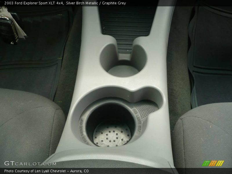 Silver Birch Metallic / Graphite Grey 2003 Ford Explorer Sport XLT 4x4