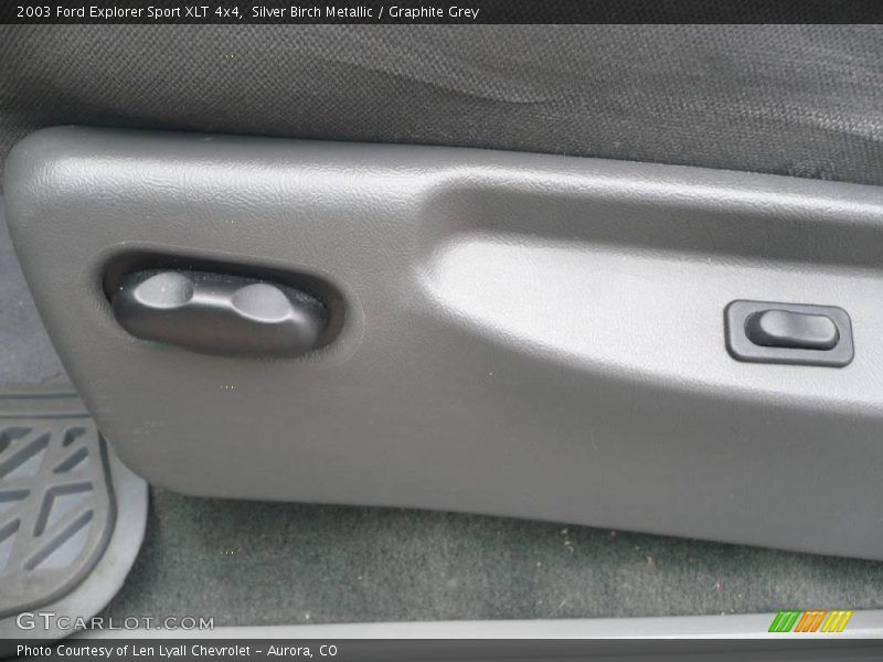 Silver Birch Metallic / Graphite Grey 2003 Ford Explorer Sport XLT 4x4