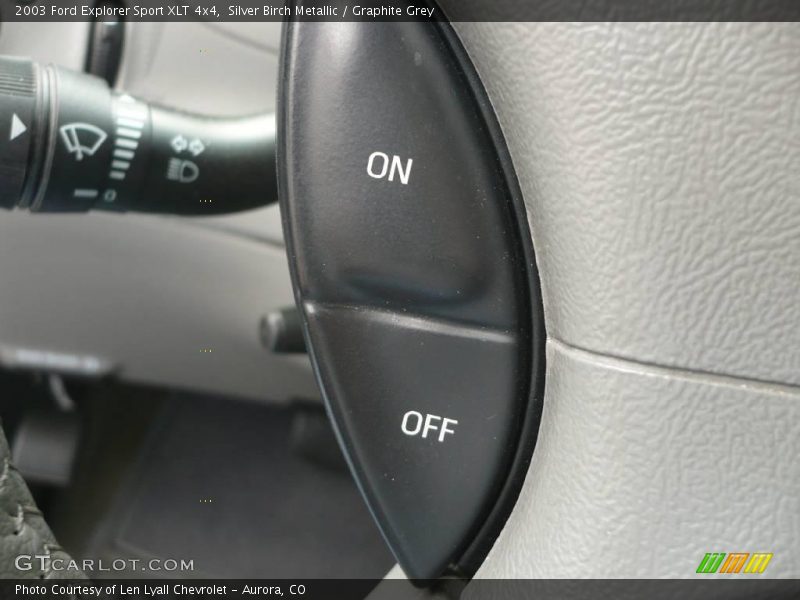 Silver Birch Metallic / Graphite Grey 2003 Ford Explorer Sport XLT 4x4