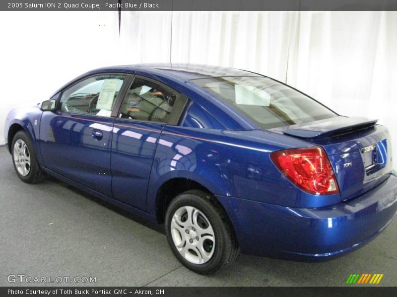 Pacific Blue / Black 2005 Saturn ION 2 Quad Coupe