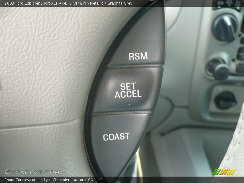 Silver Birch Metallic / Graphite Grey 2003 Ford Explorer Sport XLT 4x4
