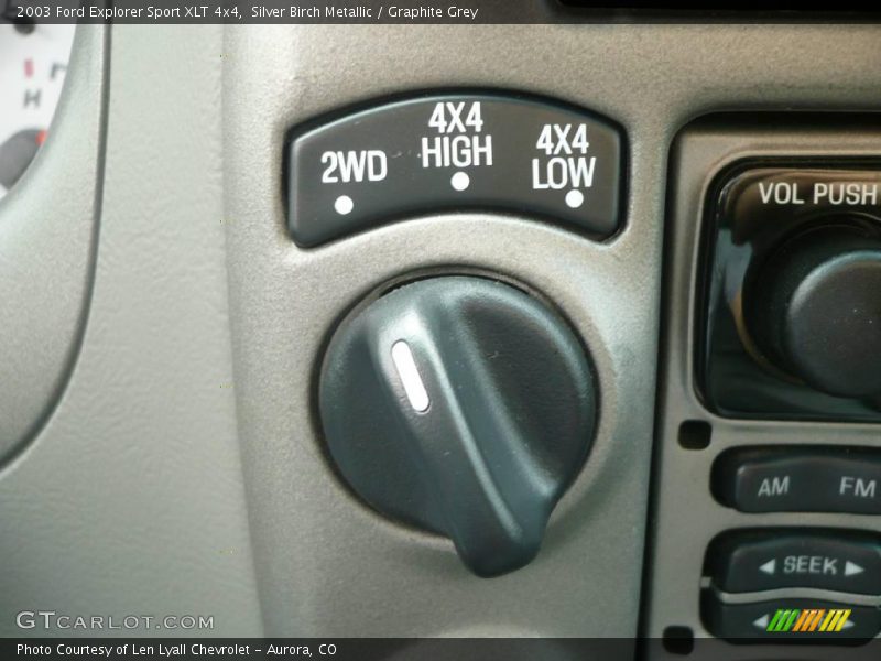 Silver Birch Metallic / Graphite Grey 2003 Ford Explorer Sport XLT 4x4