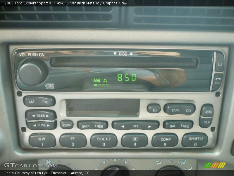 Silver Birch Metallic / Graphite Grey 2003 Ford Explorer Sport XLT 4x4