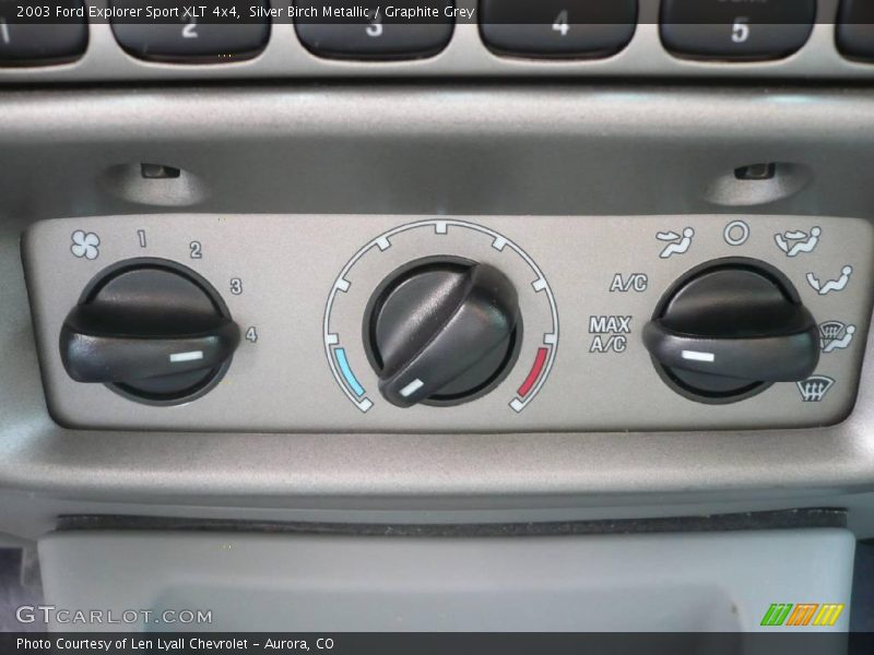 Silver Birch Metallic / Graphite Grey 2003 Ford Explorer Sport XLT 4x4